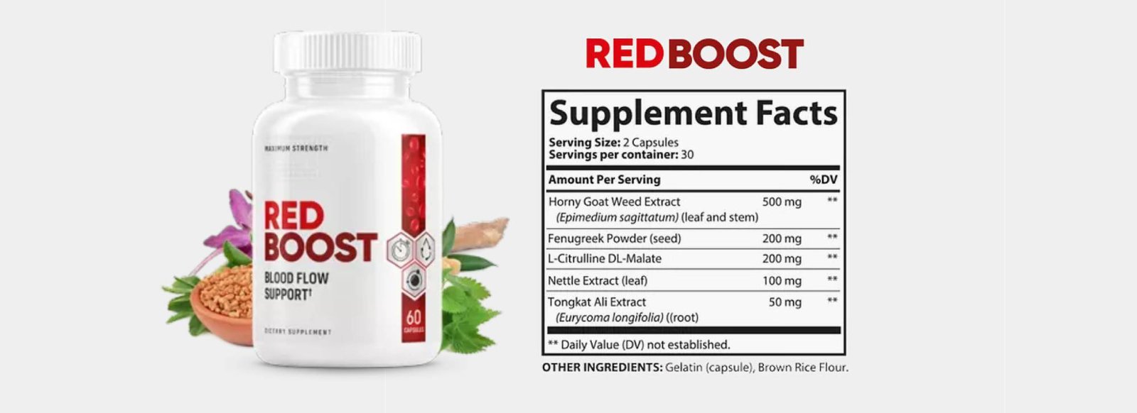Red Boost Red Boost Supplement Fact